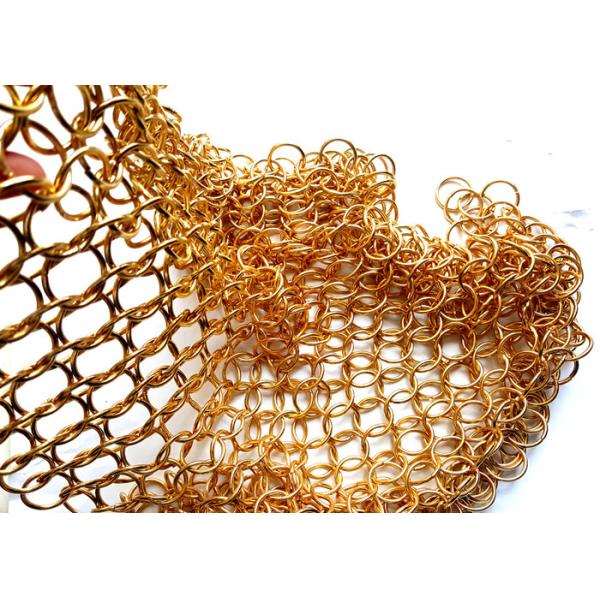 Chainmail соткет тип античный Drapery сетки кольца сетки металла возникновения с металлическим цветом для тени Солнца окна