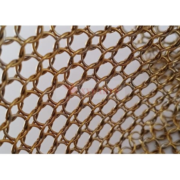 Латунный занавес сетки кольца на рассекатель пространства 1,5 кс 15 мм Халлов