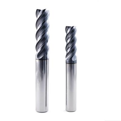 8mm Carbide Flat End Mill 4 Flute for Alloy Stainless Steel