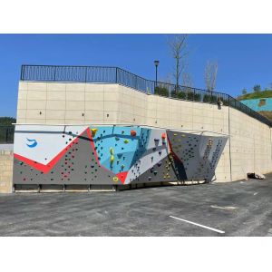 Стены скалолазания парка приключения изготовленные на заказ для безопасности детей анти- УЛЬТРАФИОЛЕТОВОЙ