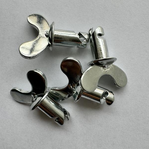 Boutons de tête de papillon 5/16 x.500 en acier Sprint voiture de course Remplacer / réparer Performance Partie essentielle
