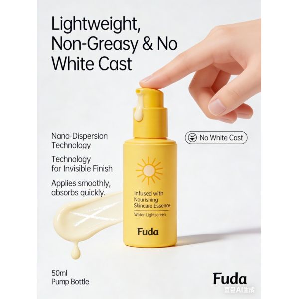 Baby-Friendly Water-Based Sunscreen Gentle Repairing and Non-Sticky