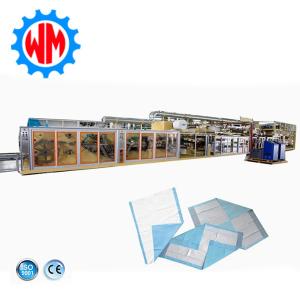 Automatic Underpad Making Machinery Fluff Pulp SAP Underpad Manufacturing