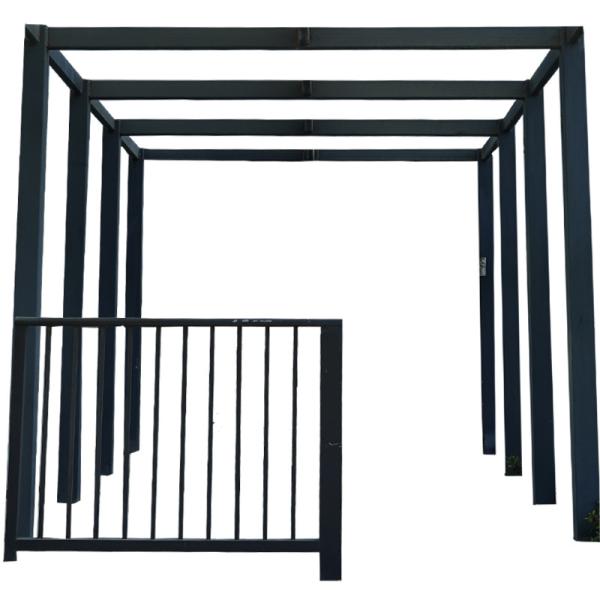 Outdoor Metal Stair Railing For Black Balcony Patio Cast Iron