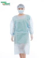 Uso médico descartável Vestes de isolamento de material não tecido ou SMS com pulso elástico para hospital