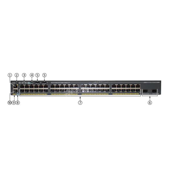 2960S series 48 Ports Gigabit Ethernet PoE network Switch WS-C2960X-48LPD-L