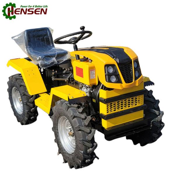 Trator de área pequena com assento ajustável OEM Trator de jardim compacto