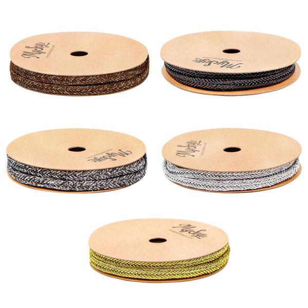 2023 Supply Gift Wrapping Support 7 Days Sample Order Lead Time Woven Herringbone Ribbon