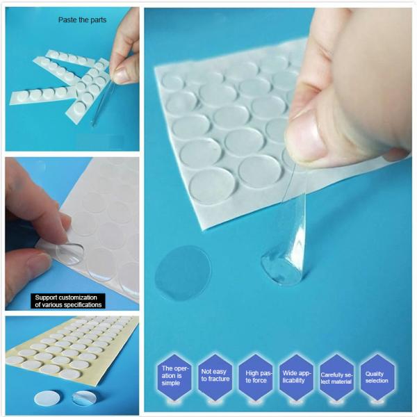 Легко рвущаяся высококлеящаяся акриловая пятнистая лента для электронной промышленности и домашних продуктов