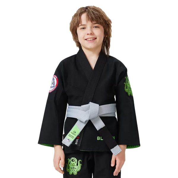 Custom Made 380g Pearl Weave BJJ Gi Kids Gi Pre Shrunk Cotton Competition Ready Training
