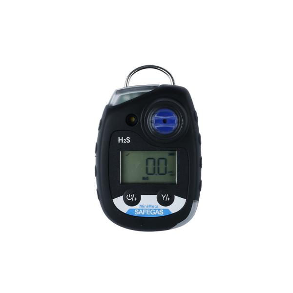 Wearable MiniMeta H2S Gas Detector with IP68 Waterproof and Sound Light Vibration Alarm