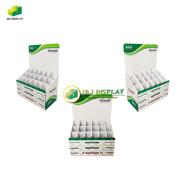 Custom Stationery Shelf Ready PDQ Pens POS Display Counter for Retail