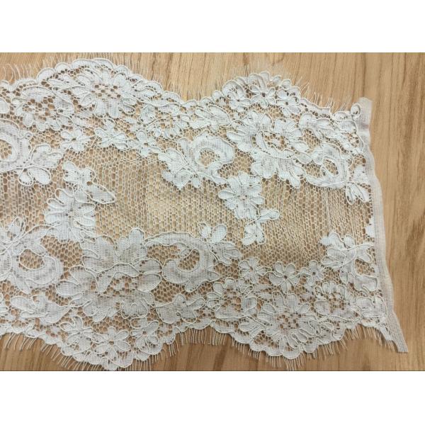 Jacquard Lace border for Wedding dress  Cord lace edge in Ivory Color