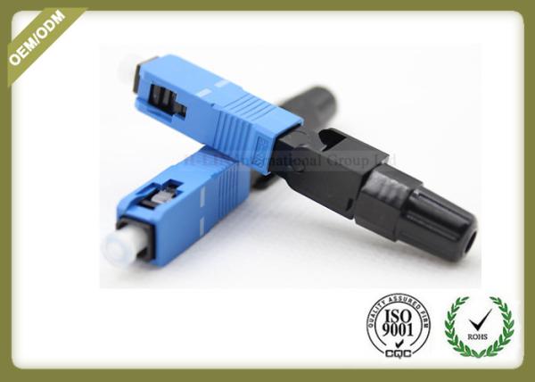 3.0mm Fiber Optic Accessories SC / UPC FTTH Quick Connect Fiber Optic Connectors