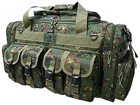 Large Men'S Tactical Shoulder Bag , 30 Inch Molle Duffle Bag Camo Style