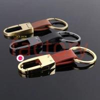 Vente chaude chaussure hommes veritable vachette premium veritable animal lettres metal porte-cles