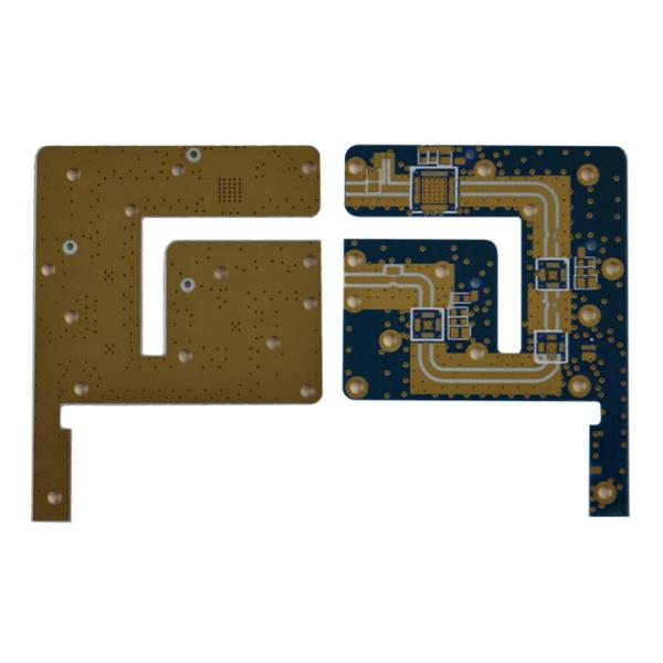 High Frequency Microwave RF PCB F4B ER = 2.2 Permittivity 4 Layer Pcb