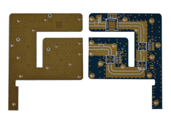 High Frequency Microwave RF PCB F4B ER = 2.2 Permittivity 4 Layer Pcb