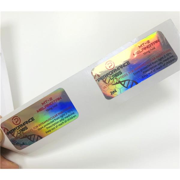 Этикетки для фармацевтических стеклянных флаконов с голографическим тиснением