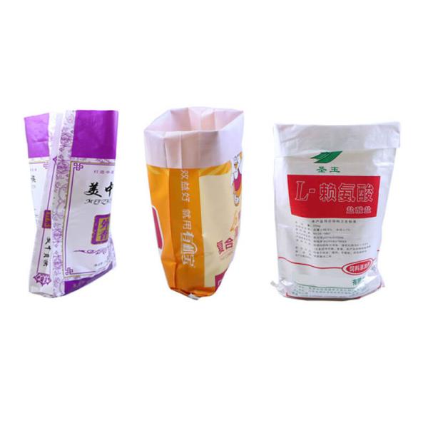 Double Stitched 25kg PP Custom Woven Polypropylene Bags Resistant To Bending