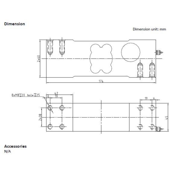 SAL406 50-250kg single point load cell stainless steel