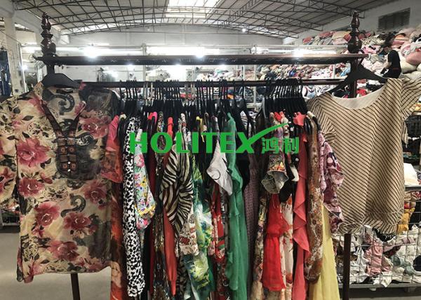 Clean High Quality Second Hand Clothes ,  Popular Used Girls Clothes Silk Blouse
