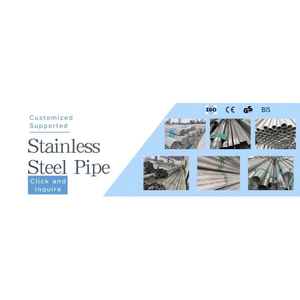 Round 304 316L Stainless Steel Tubes 6mm Thread Male Female Welded Pipe Suitable for Architectural Decoration