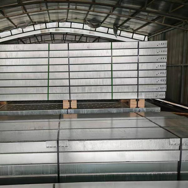 Weatherproof Coating Adjustable Width Cable Tray  Depth Of 2 Inches To 8 Inches Length Of 6 Feet To 10 Feet