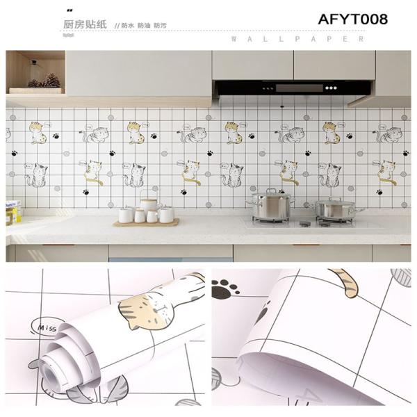 Papel de pared texturado de diseño coreano impermeable para mosaico cerámico ladrillo de ladrillo PVC e impermeable