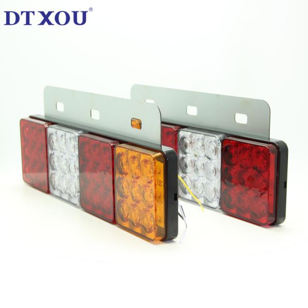 Easy Installation 12v 24v Leds Amber Red Blue White Color Iron Plate Trucks/trailer Side Marker & Down Corner Light