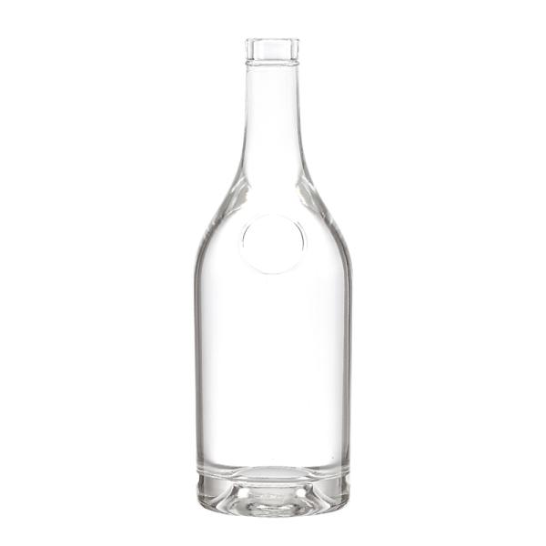 Embossing Pattern Super Flint Glass Bottles for Tequila Vodka 750ml Square OEM Design