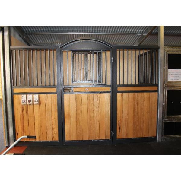 Подгонянный раздвижной дверью стойл лошади деревянной лошади стабилизированный бамбуковый материальный