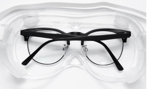Anti Bacterial Medical Protective Goggles , Clear Surgical Protective Glasses