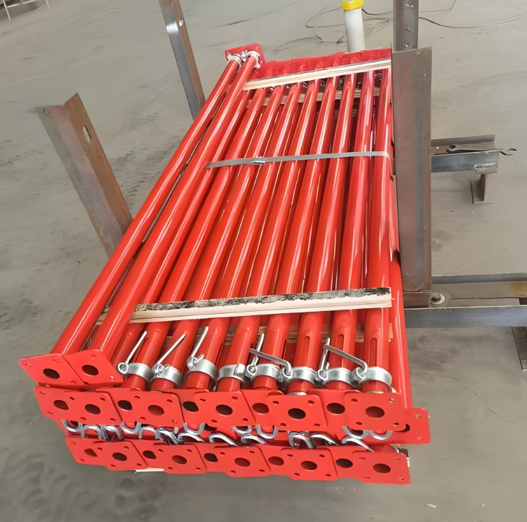 HDG Galvanizing Telescopic Steel Prop Adjustable Shoring Jack OD48 EN1065 Formwork