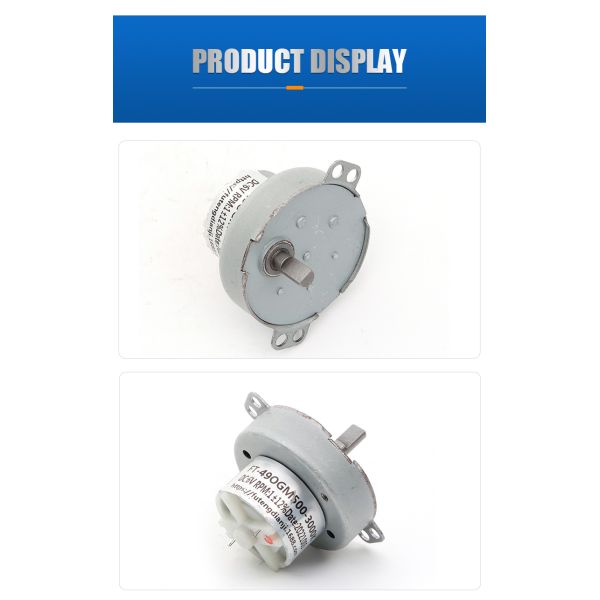 FT-49OGM500-530K DC Gear Motor for Smart Pet Feeder 6V 7.5 RPM