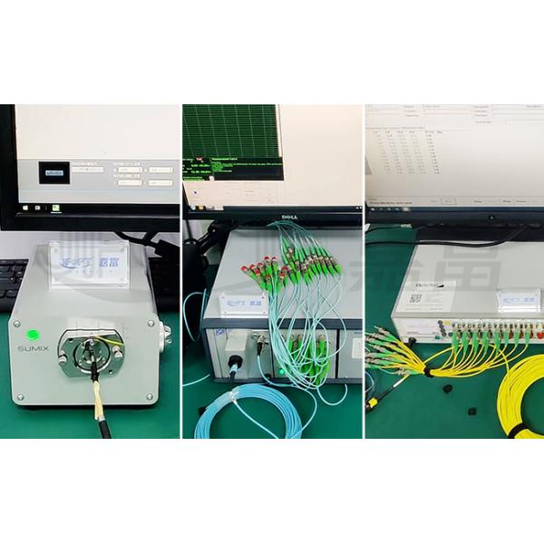 12 гибкий провод полярности b Aqua кабеля мультимодных 50/125 3.0mm LSZH хобота ядра MPO
