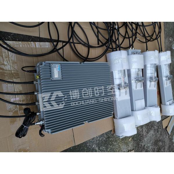 Fixed UAV jammer 1500m one-key drive aerial photography aircraft 1.5g / 2.4g / 5.8g three-segment frequency UAV jammer