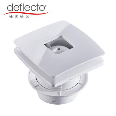 4 Inch 100mm Bathroom Extractor Fan , Plastic Bathroom Duct Fan With Timer
