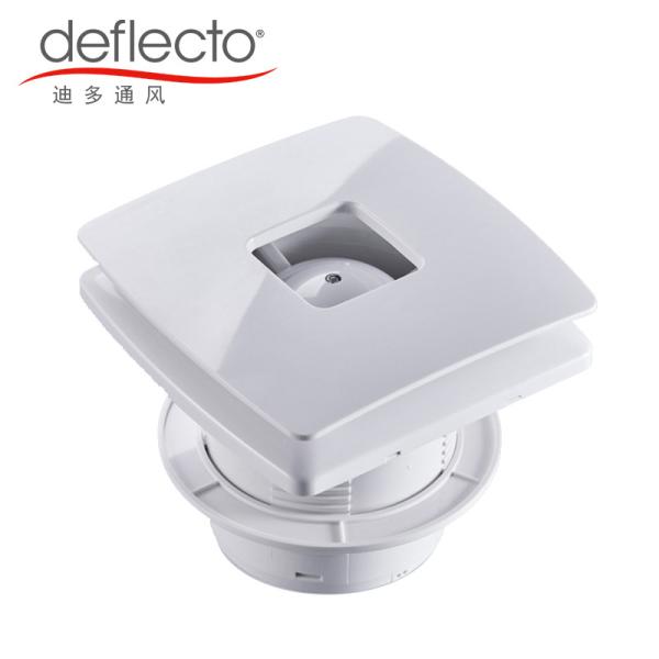 4 Inch 100mm Bathroom Extractor Fan , Plastic Bathroom Duct Fan With Timer