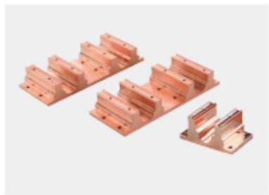 Excellent Electrical And Thermal Conductivity Copper Components