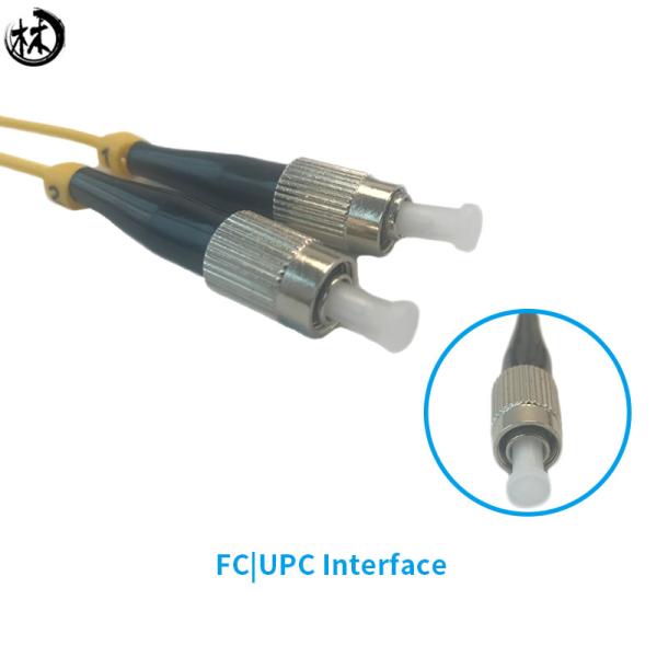 PVC Jacket Duplex Patch Cord , Fiber Jumper Cables For FTTH FTTB FTTX Network