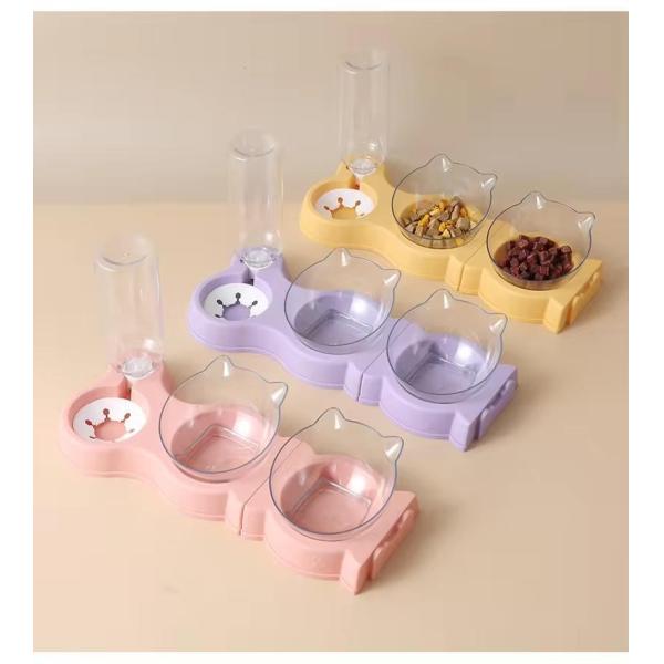 Pet Food Water Elevated Feeding Bowl with Raised Stand Customization Customized Request