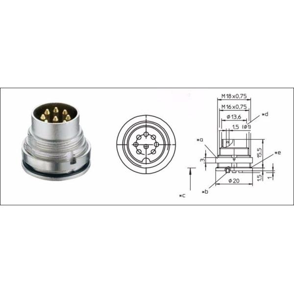 Антенна 8pin AISG ВЫМАЧИВАЕТ кабель с круговыми соединителями M16