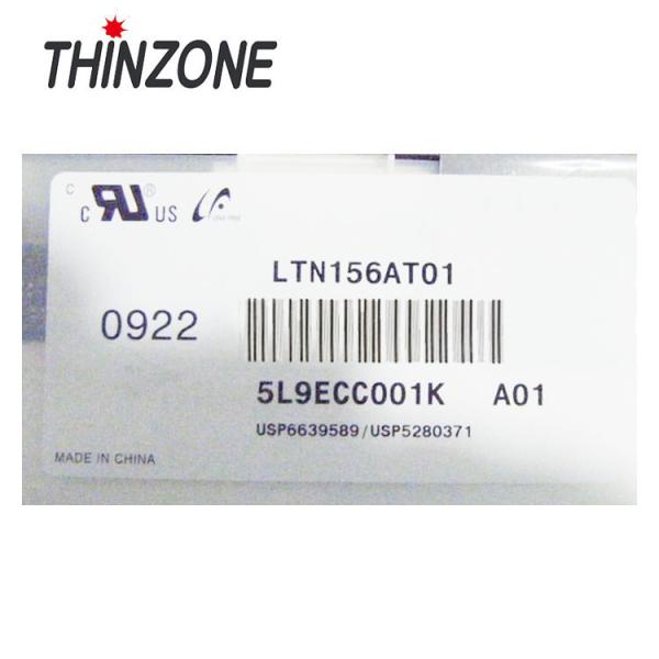 TFT Type 15.6 LVDS 40 PIN LCD Display Panel Replacement LTN156AT01 High Brightness
