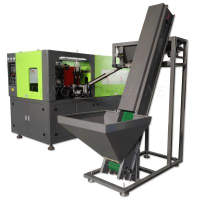 Máquina de moldagem por sopro de garrafas de plástico de 200 ml com tecnologia de alongamento totalmente automática