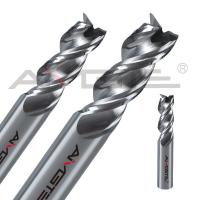 U Shape 3 Flute End Mill Uncoated CNC Milling Cutter 0.6μm For 700 Aluminium