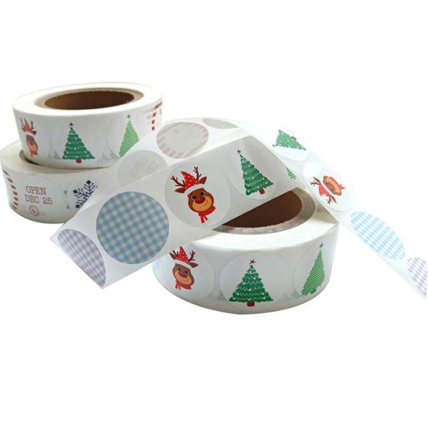 Customized Beautiful Ornate Christmas Gift Labels for Sustainable Christmas Wrapping