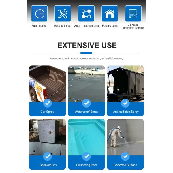 14KW Polyurethane Spray Foam Machine Hydraulic Polyurea Spray Equipment