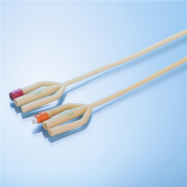 High Quality Various Size Disposable Medical Felame Three Way Latex Foley Catheter