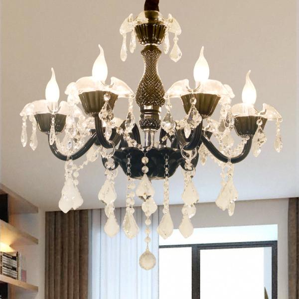 Inexpensive Black crystal chandeliers (WH-CY-144)